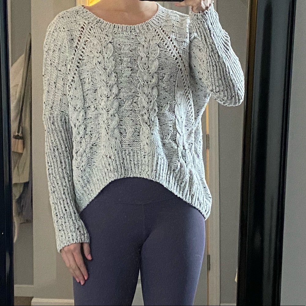 Light Grey Oversized Sweater